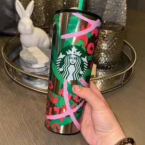 Starbucks colorful cold cup
